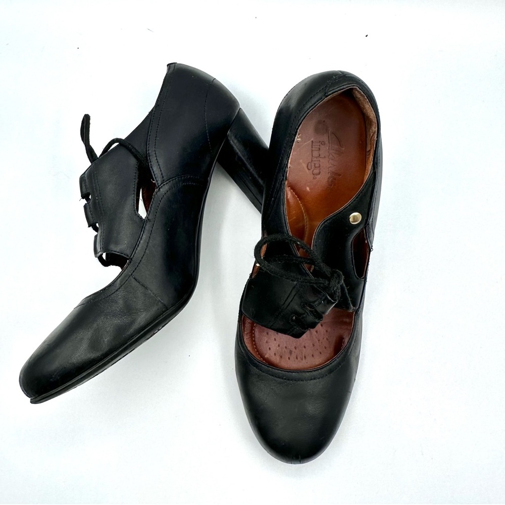 Indigo By Clarks Loyal Heart Lace Up Pumps Style 63127 Womens Size 7.5